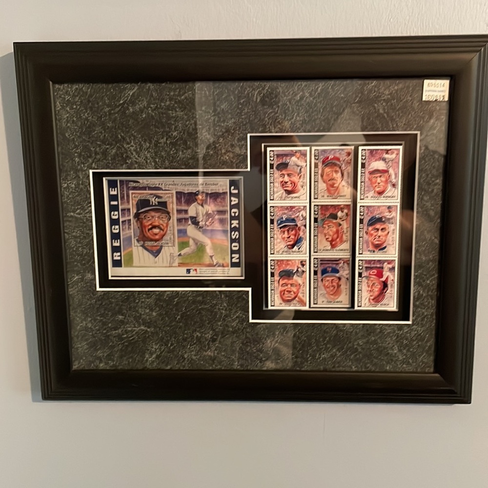 Post Masters Limited Edition Framed Baseball Hall of Fame…